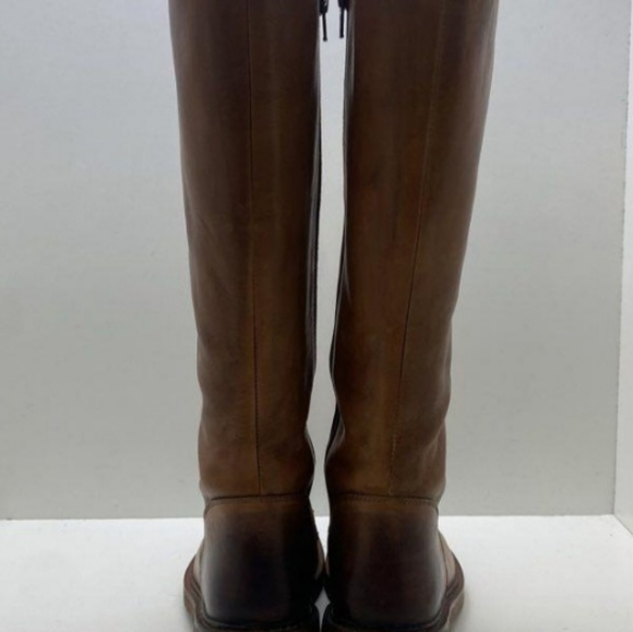 Vintage Foundry Brown Leather boots size 7 - Picture 5 of 8